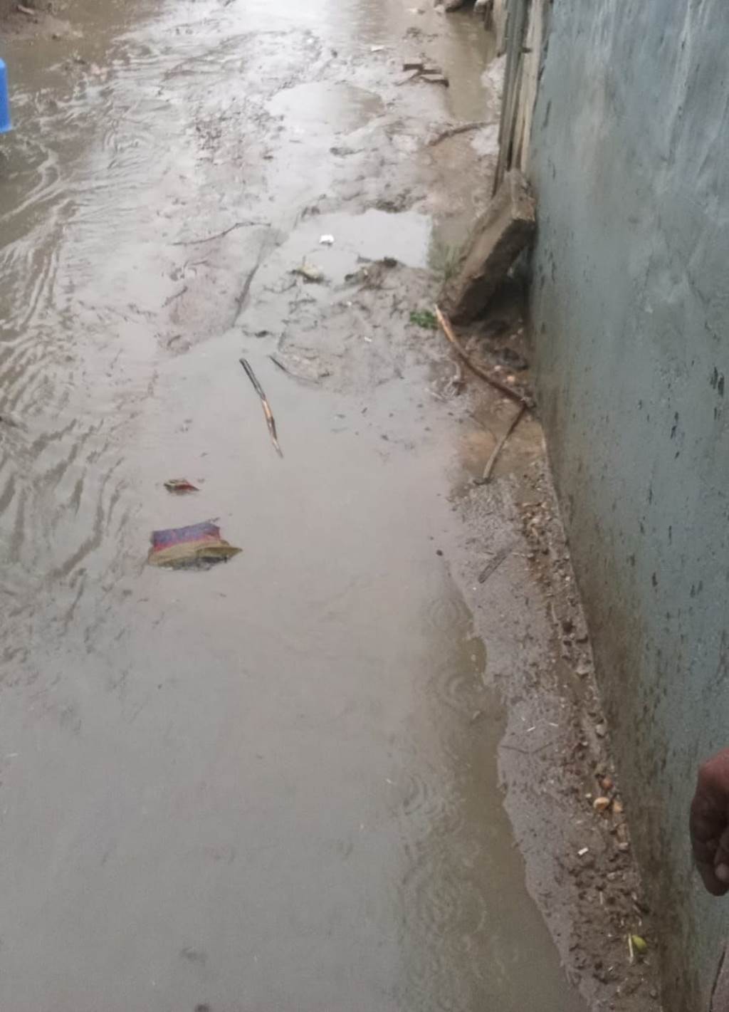Residents of Mahindwani Gujjaran Troubled by Dilapidated Street Fears of Disease Outbreak Loom